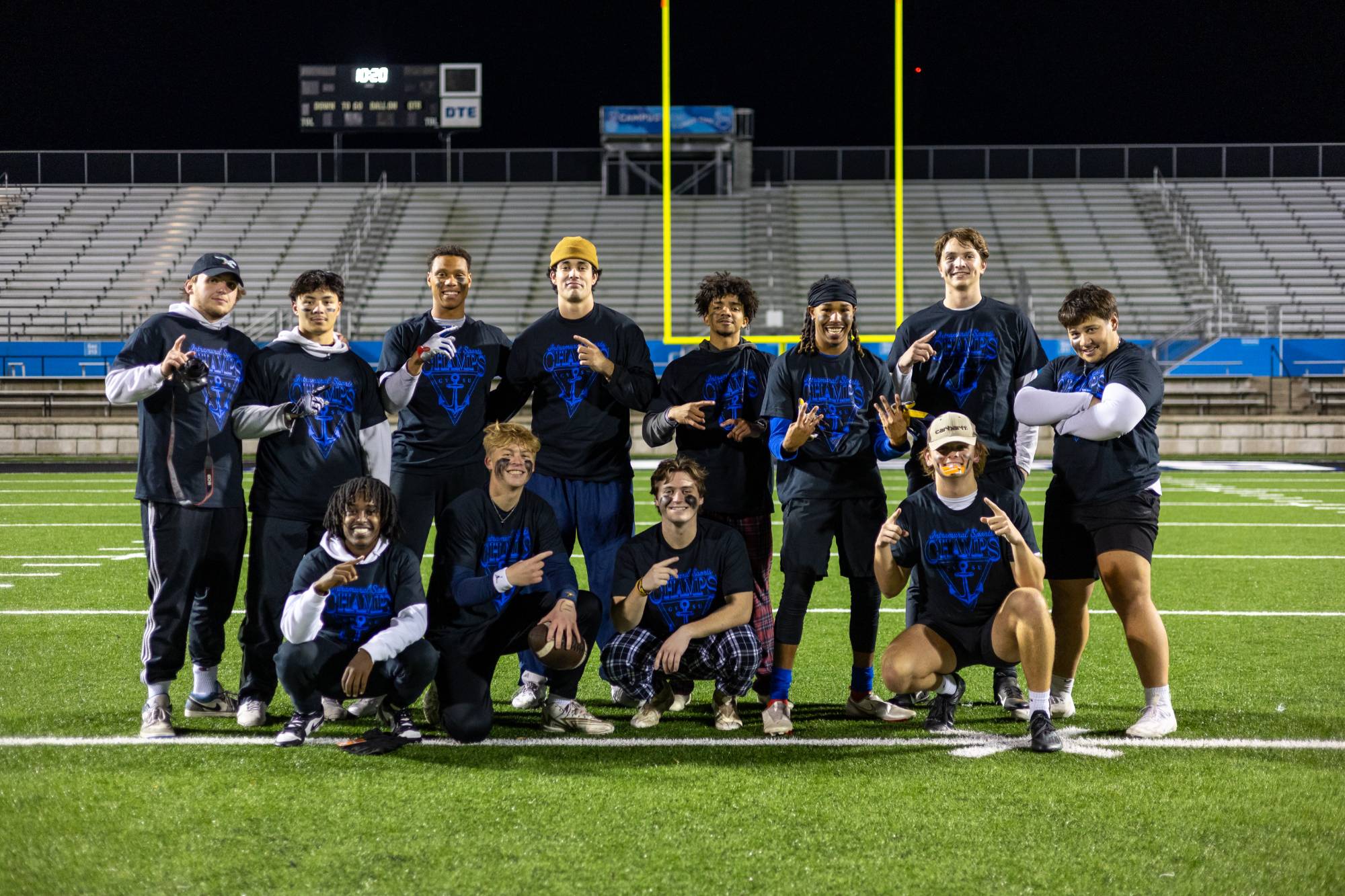 Intramural Sports Men's Flag Football Champs